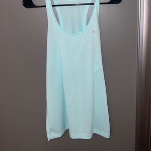 Blue under armour tank top